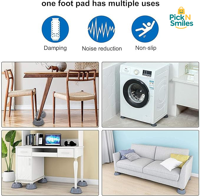 ANTI VIBRATION WASHING MACHINE PADS SET OF 4