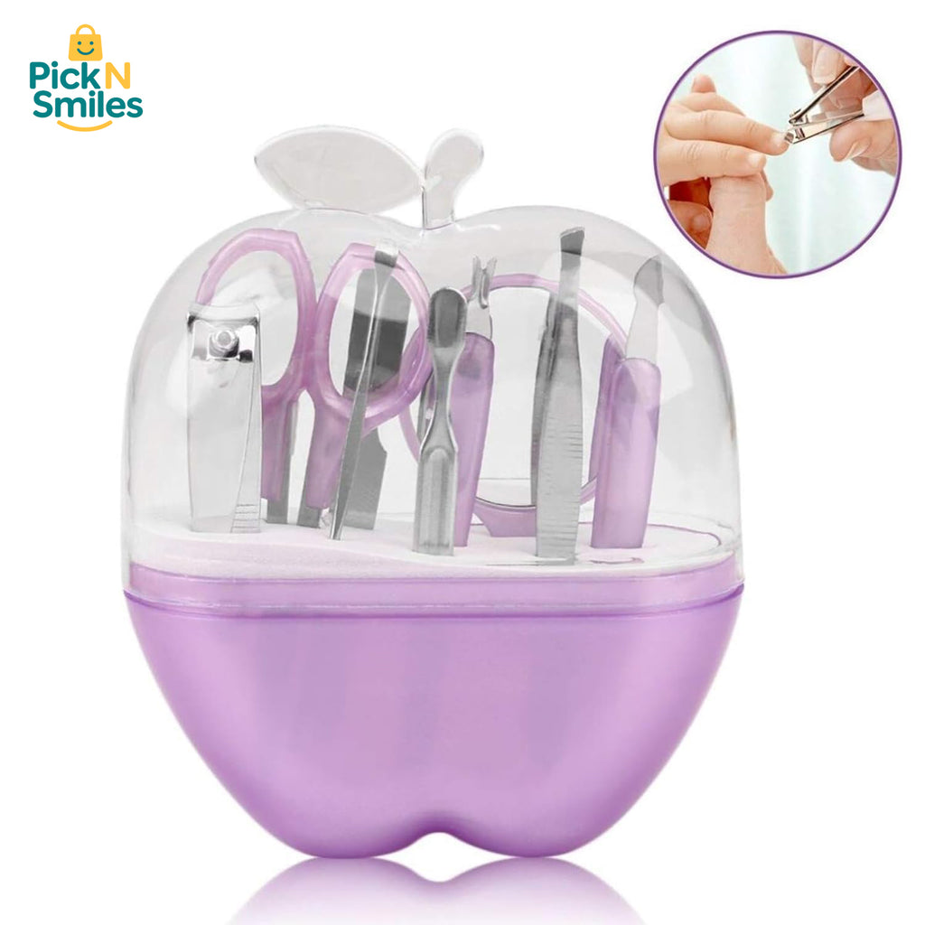 APPLE SHAPE MANICURE SET 8 IN 1