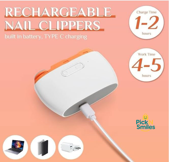 2 In 1 Electric Nail Clipper
