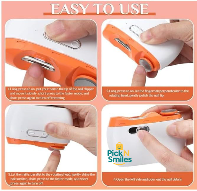2 In 1 Electric Nail Clipper
