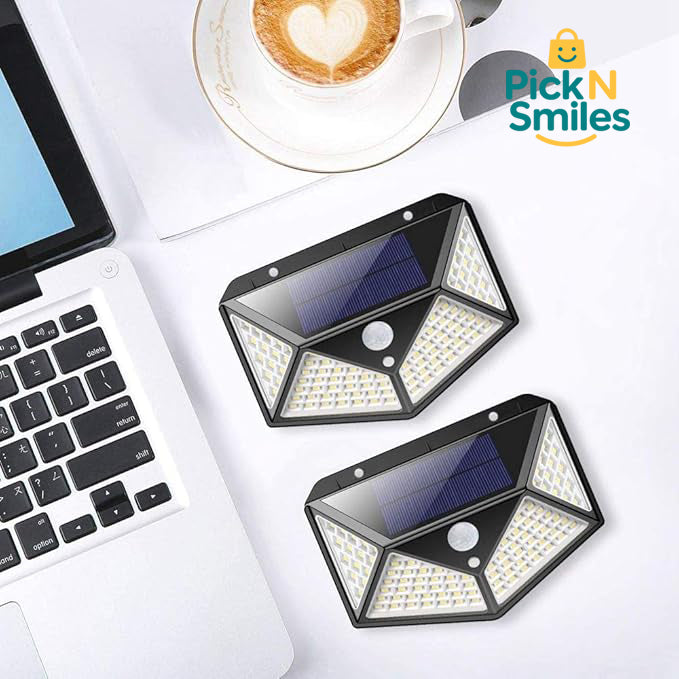 100 LED MOTION SENSOR SOLAR LIGHT