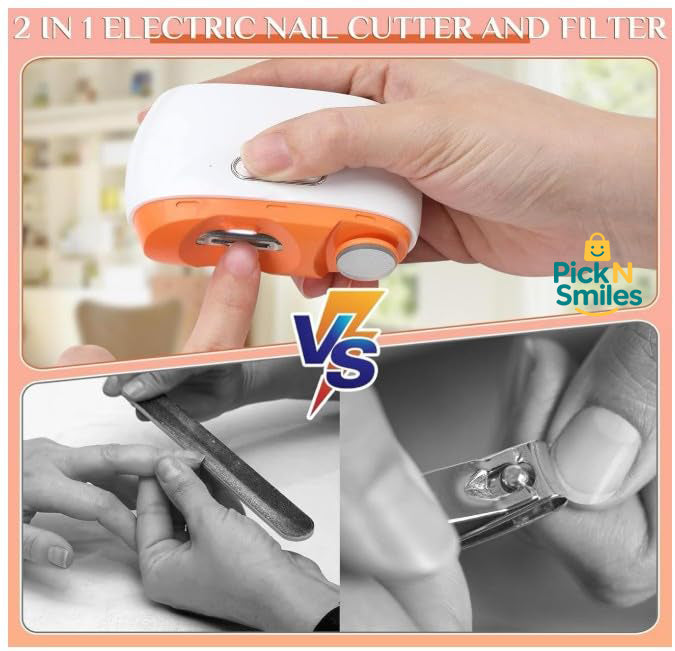 2 In 1 Electric Nail Clipper