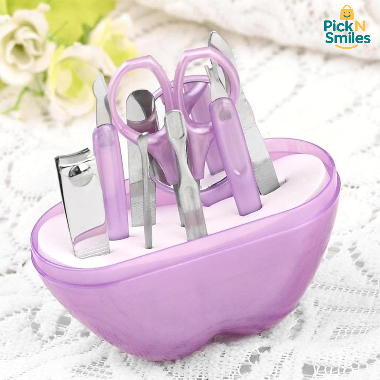 APPLE SHAPE MANICURE SET 8 IN 1