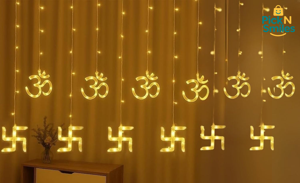 6 + 6 om and swastik light