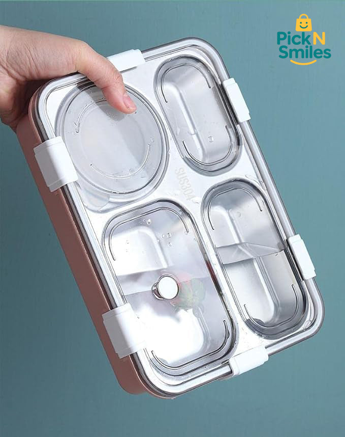 4 Compartment Lunch Box