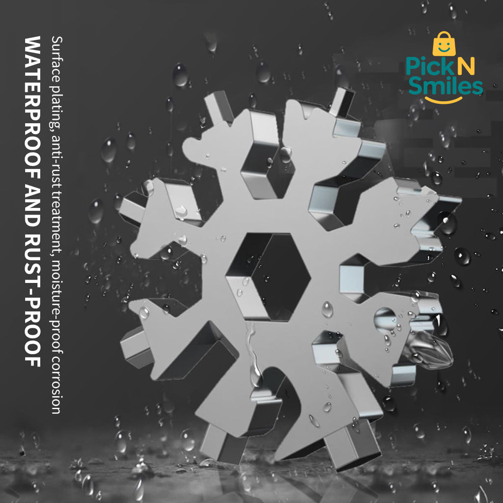 18 IN 1 MULTIFUNCTIONAL TOOL SNOWFLAKE