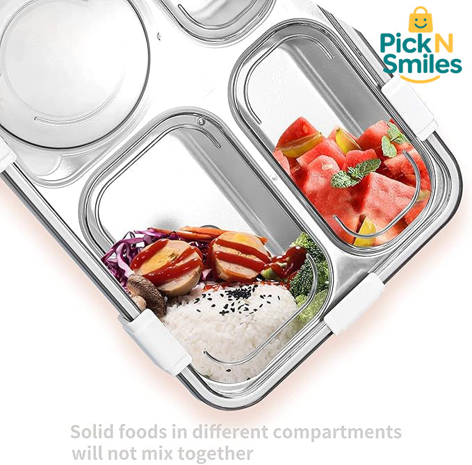 4 Compartment Lunch Box