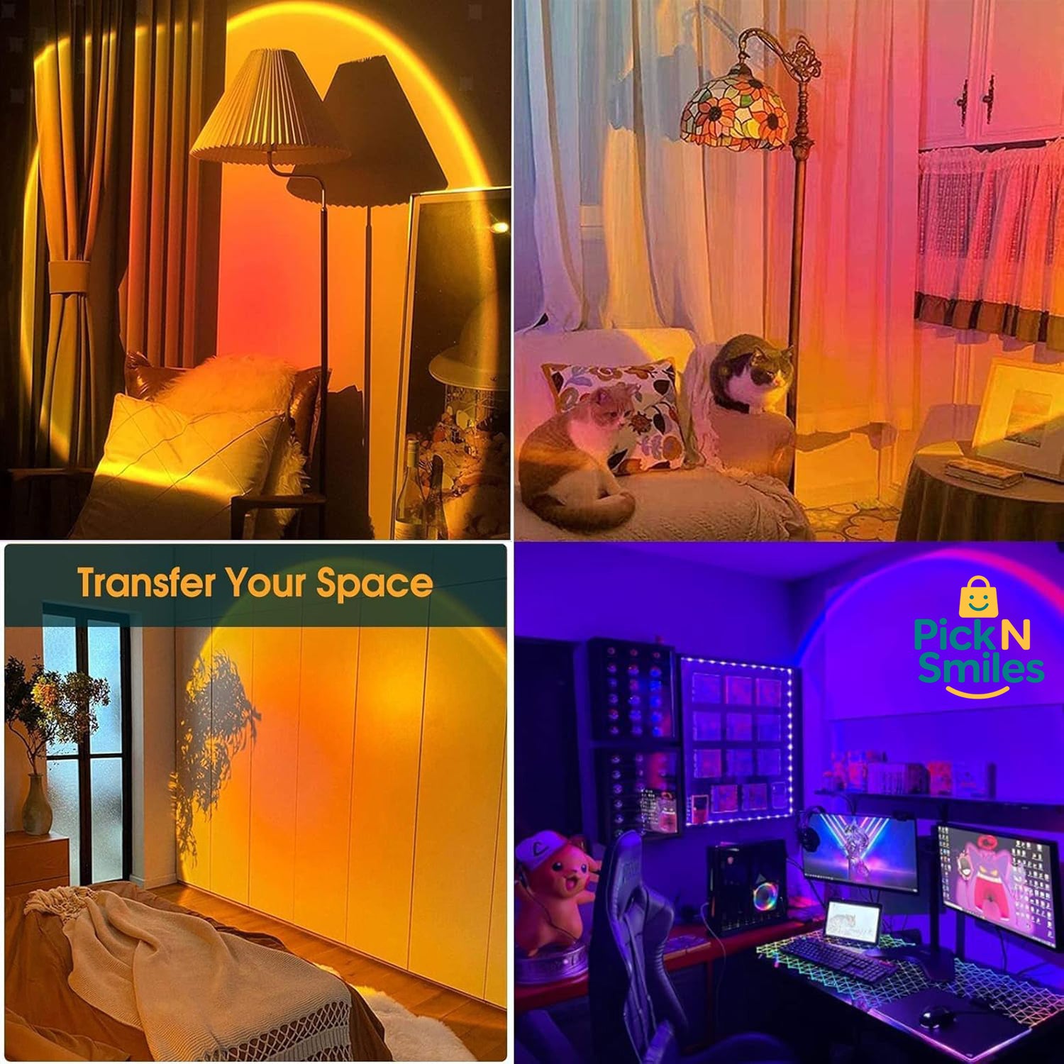 16 in 1 Sunset Light with Remote