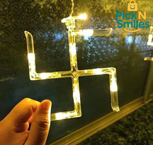 6 + 6 om and swastik light