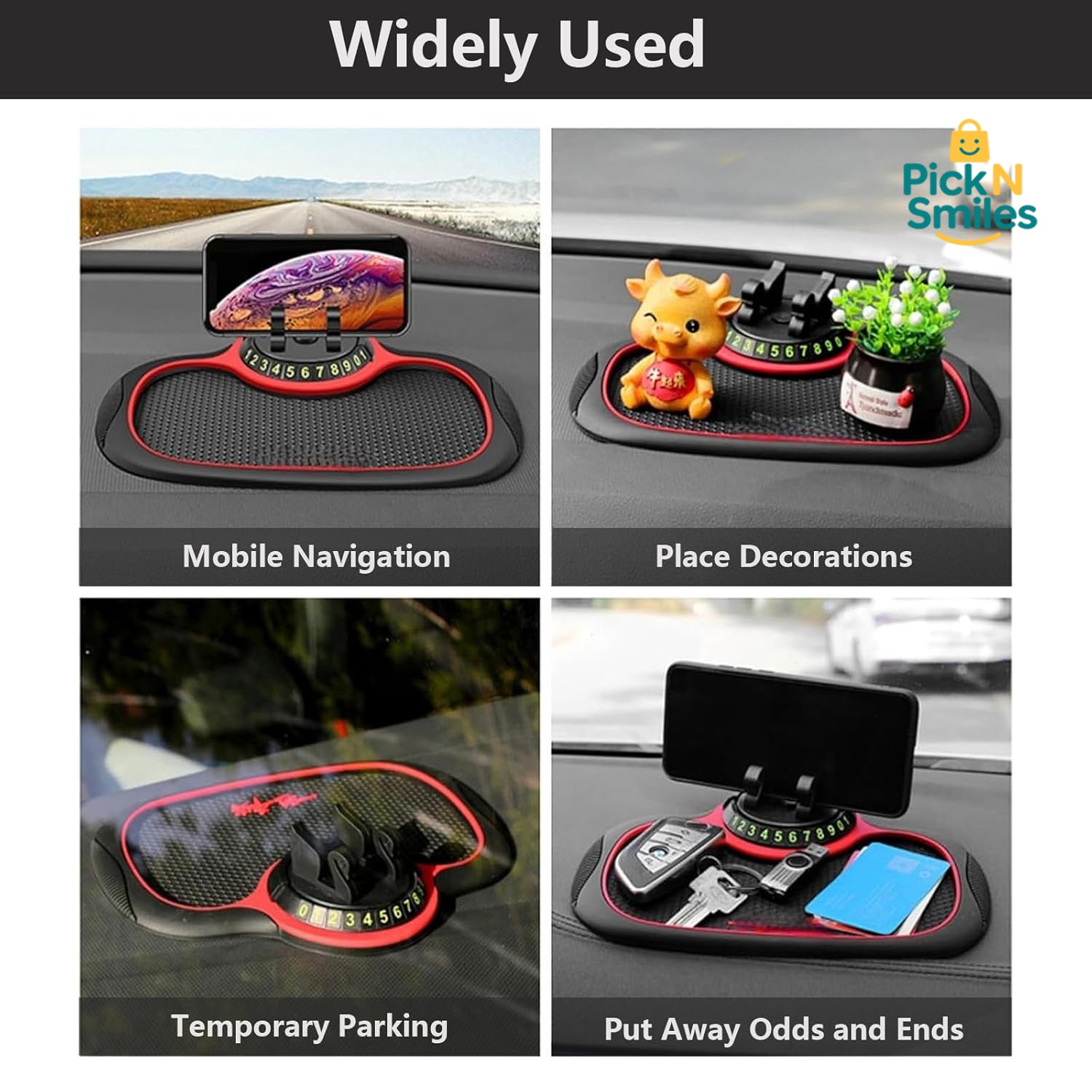 14 in 1 non slip car mobile desk pad