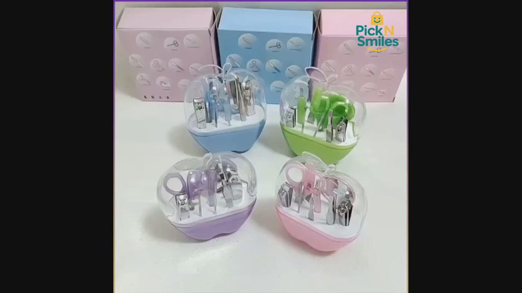 APPLE SHAPE MANICURE SET 8 IN 1
