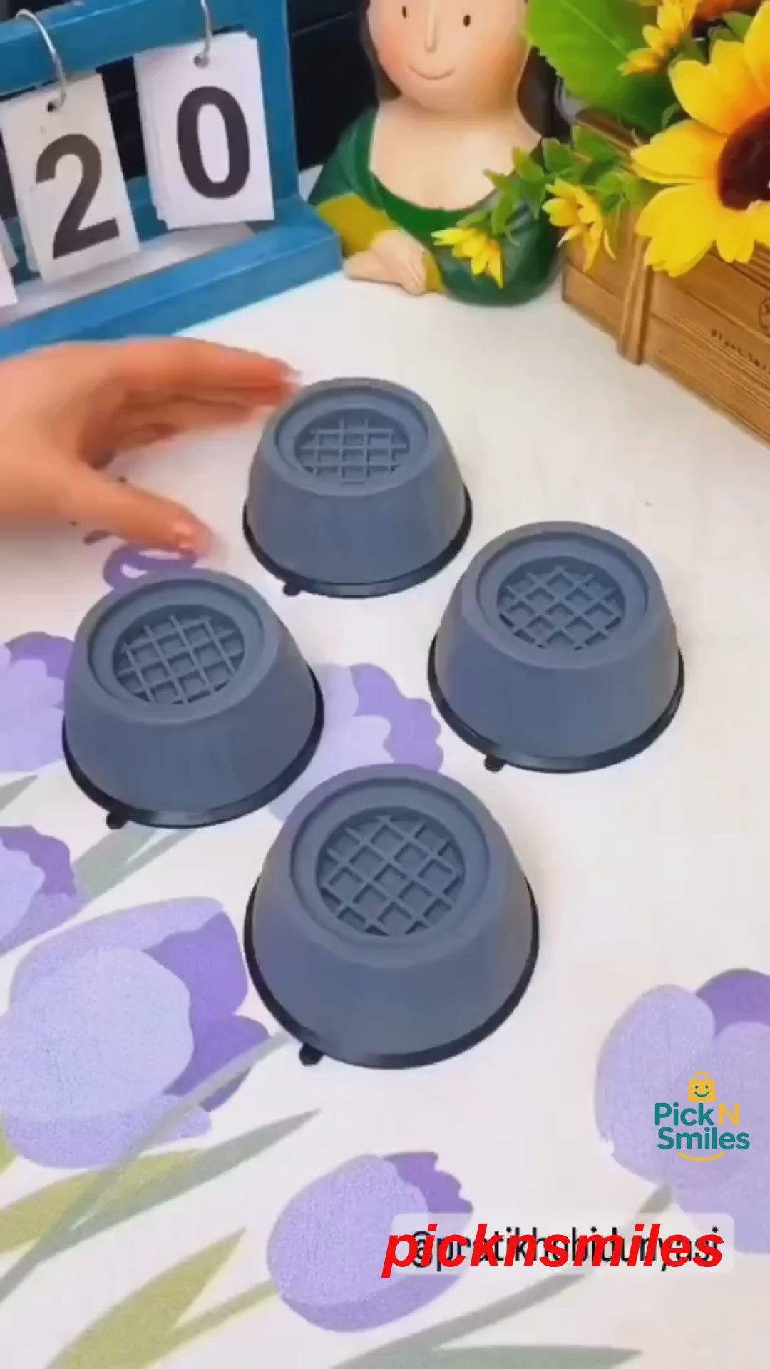 ANTI VIBRATION WASHING MACHINE PADS SET OF 4